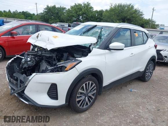 2023 Nissan Kicks SV with VIN 3N1CP5CV3PL569549, listed as a IAAI auction lot 42472905 with Not provided miles and . Bid and sale history available at DreamBid. Image 17.