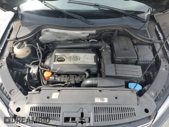 2012 Volkswagen Tiguan SE with VIN WVGAV7AX1CW557300, listed as a Copart auction lot 58975585 with 183,344 mi miles and Salvage title. Bid and sale history available at DreamBid. Image 12.