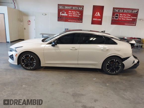 2021 Kia K5 GT-Line with VIN 5XXG64J21MG081566, listed as a IAAI auction lot 41226470 with 151,450 mi miles. Bid and sale history available at carsss.com. Image 14.