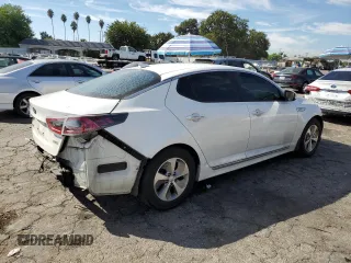 2014 Kia Optima Hybrid LX with VIN KNAGM4AD8E5076858, listed as a Copart auction lot 75870054 with 140,844 mi miles and Salvage Title. Bid and sale history available at carsss.com. Image 3.