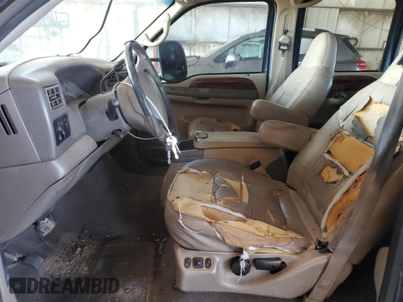 2001 Ford F-250 XL with VIN 1FTNW20L91EA06152, listed as a Copart auction lot 72660874 with 285,235 mi miles and Salvage title. Bid and sale history available at DreamBid. Image 7.