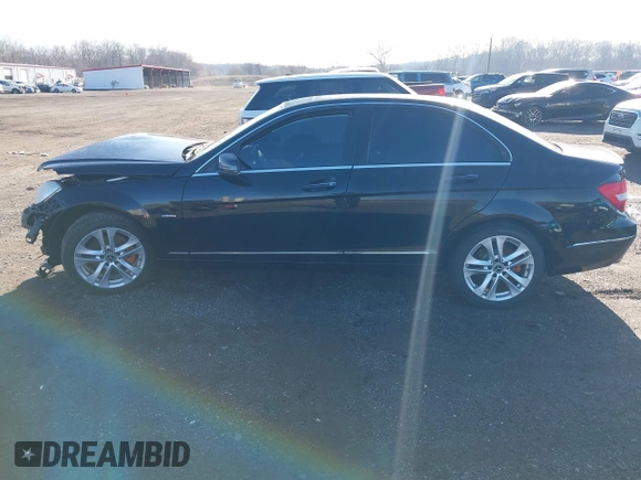 2012 Mercedes-Benz C-Class C 250 Sport with VIN WDDGF4HBXCA602662, listed as a IAAI auction lot 41811448 with 191,380 mi miles. Bid and sale history available at carsss.com. Image 15.