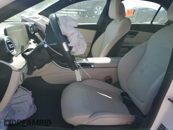 2023 Mercedes-Benz C 300 with VIN W1KAF4GB9PR087460, listed as a Copart auction lot 53152195 with Not provided miles and Salvage title. Bid and sale history available at DreamBid. Image 7.