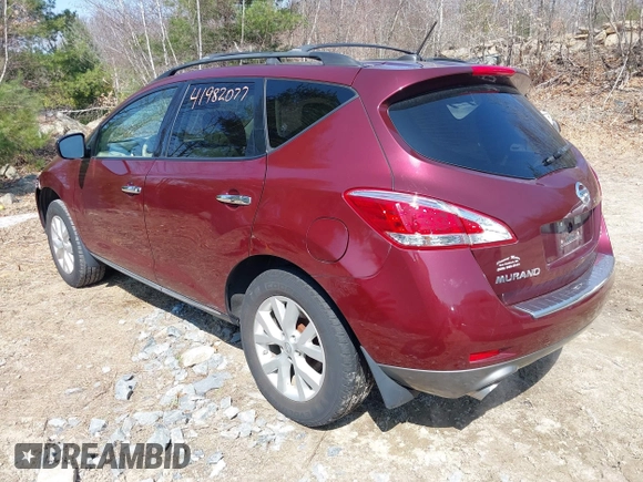 2011 Nissan Murano LE z VIN JN8AZ1MW8BW177494, wystawiony jako IAAI lot #41982077 z przebiegiem 78 212 mil mil oraz . Historia ofert i sprzedaży dostępna na DreamBid. Obrazek 3.