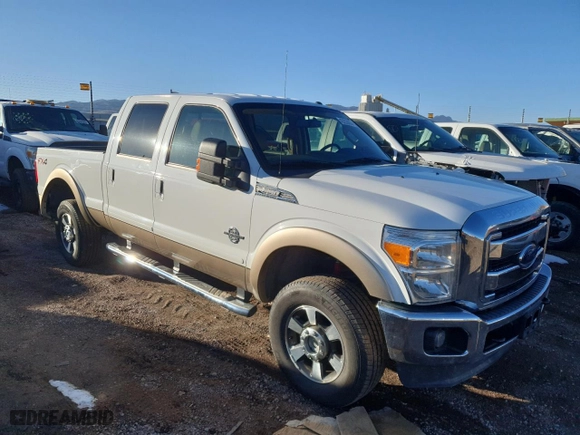 2013 Ford Super Duty F-350 SRW Platinum with VIN 1FT8W3BT9DEB13187, listed as a Copart auction lot 42253055 with 107,117 mi miles and Salvage Title. Bid and sale history available at carsss.com. Image 4.