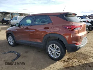2021 Chevrolet TrailBlazer LS with VIN KL79MNSL0MB076812, listed as a Copart auction lot 46640155 with 20,763 mi miles and Salvage Title. Bid and sale history available at carsss.com. Image 2.