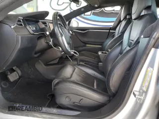 2016 Tesla Model S 90D with VIN 5YJSA1E24GF178298, listed as a Copart auction lot 52799545 with 112,391 mi miles and Salvage Title. Bid and sale history available at DreamBid. Image 7.