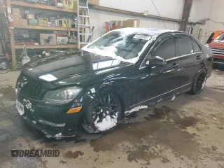 2012 Mercedes-Benz C 300 Sport with VIN WDDGF8BB8CA607942, listed as a Copart auction lot 45365505 with 250,147 mi miles and Salvage title. Bid and sale history available at DreamBid. Image 1.