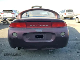 1999 Mitsubishi Eclipse with VIN 4A3AK44Y1XE074155, listed as a Copart auction lot 77143944 with 105,262 mi miles and Clean Title. Bid and sale history available at DreamBid. Image 6.