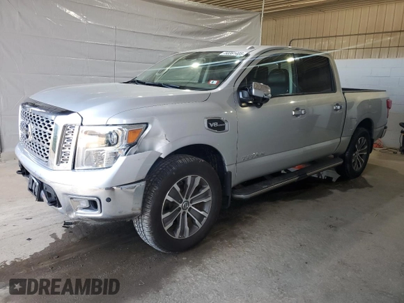 2017 Nissan Titan Platinum Reserve с VIN 1N6AA1E51HN556096, выставлен на аукционе Copart как лот 50361405 с пробегом 95 987 миль миль и Списание • Salvage title. История ставок и продаж доступна на DreamBid. Изображение 1.