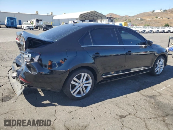 2017 Volkswagen Jetta SEL with VIN 3VWL17AJ7HM280127, listed as a Copart auction lot 64426655 with 61,658 mi miles and Salvage title. Bid and sale history available at DreamBid. Image 3.