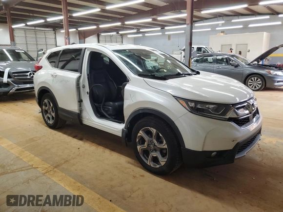 2017 Honda CR-V EX-L with VIN 2HKRW1H87HH507479, listed as a Copart auction lot 48202485 with 101,358 mi miles and Salvage Title. Bid and sale history available at carsss.com. Image 4.