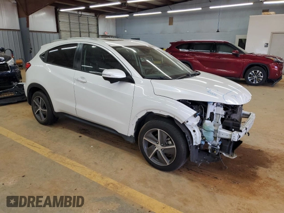 2022 Honda HR-V EX with VIN 3CZRU6H58NM700071, listed as a Copart auction lot 48111075 with 51,575 mi miles and Salvage Title. Bid and sale history available at carsss.com. Image 4.