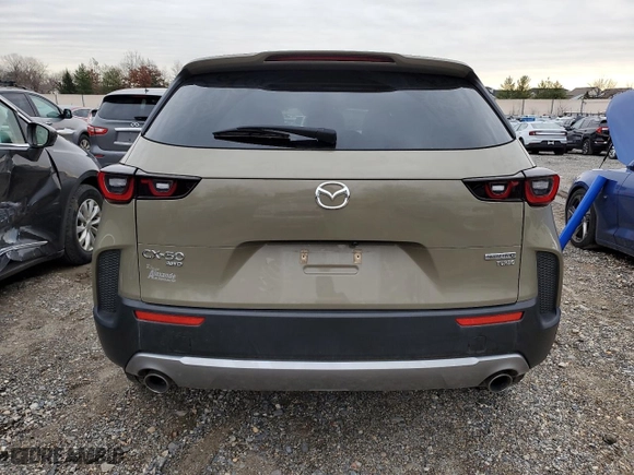 2023 Mazda CX-50 2.5 Turbo with VIN 7MMVABXY6PN137936, listed as a Copart auction lot 82888874 with 0 mi miles and Salvage Title. Bid and sale history available at carsss.com. Image 6.