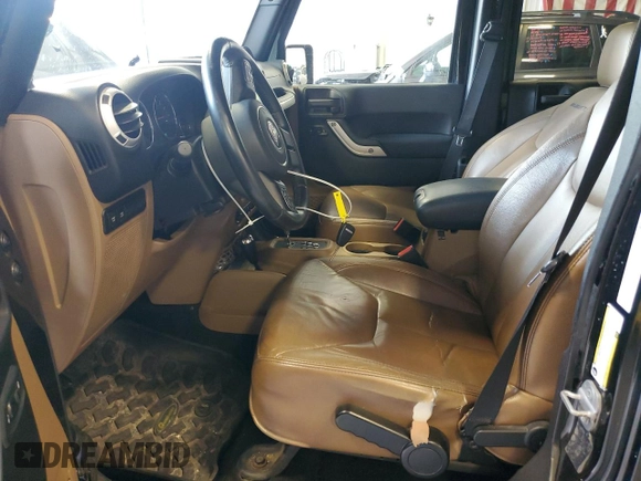 2013 Jeep Wrangler Unlimited Rubicon with VIN 1C4BJWFG0DL525304, listed as a Copart auction lot 59386085 with 130,043 mi miles and Clean title. Bid and sale history available at DreamBid. Image 7.