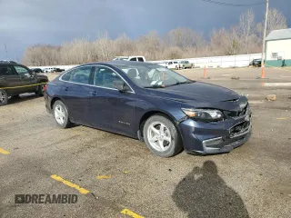 2017 Chevrolet Malibu LS with VIN 1G1ZB5ST3HF275899, listed as a Copart auction lot 49675825 with 57,143 mi miles and Salvage Title. Bid and sale history available at DreamBid. Image 4.