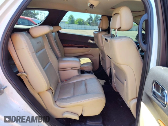 2016 Dodge Durango Citadel Anodized Platinum with VIN 1C4SDJET8GC403562, listed as a Copart auction lot 53485744 with 140,731 mi miles and Salvage title. Bid and sale history available at DreamBid. Image 11.