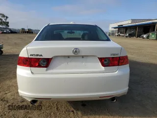 2006 Acura TSX with VIN JH4CL96826C036817, listed as a Copart auction lot 57084175 with 80,646 mi miles and Salvage title. Bid and sale history available at DreamBid. Image 6.