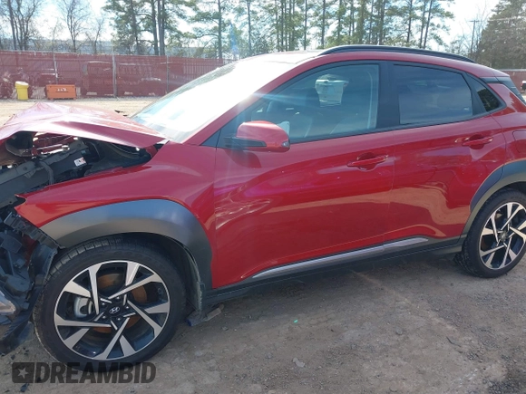2022 Hyundai Kona Limited with VIN KM8K53A31NU789002, listed as a IAAI auction lot 41299502 with 44,424 mi miles. Bid and sale history available at carsss.com. Image 14.