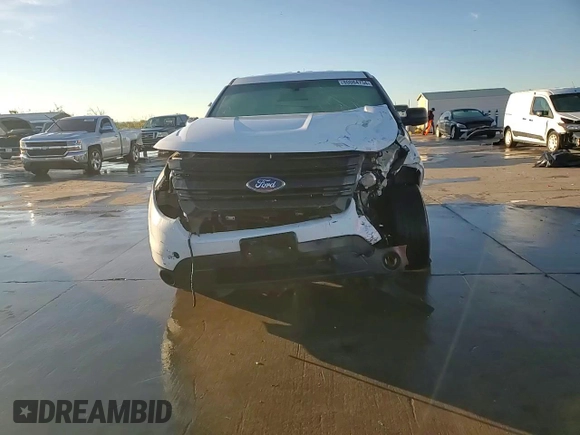 2015 Ford Utility Police Interceptor with VIN 1FM5K8AR7FGB75725, listed as a Copart auction lot 80084754 with 281,718 mi miles and Salvage Title. Bid and sale history available at carsss.com. Image 15.