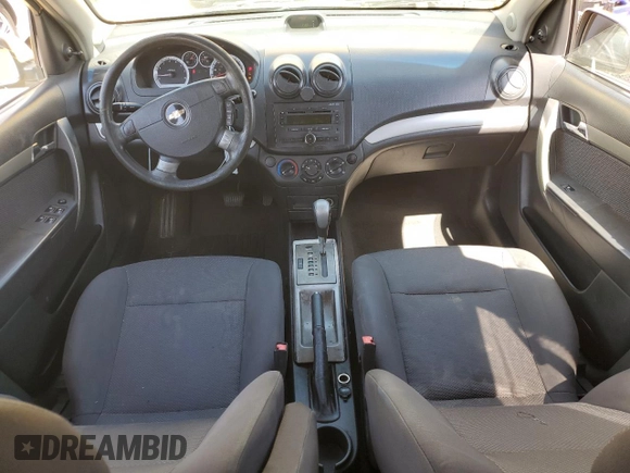 2008 Chevrolet Aveo LS with VIN KL1TD56668B064271, listed as a Copart auction lot 54178345 with 209,561 mi miles and Salvage Title. Bid and sale history available at carsss.com. Image 8.