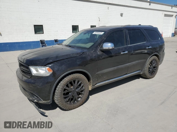 2014 Dodge Durango SXT with VIN 1C4RDHAG2EC970427, listed as a Copart auction lot 60995635 with 159,143 mi miles and Clean title. Bid and sale history available at DreamBid. Image 1.