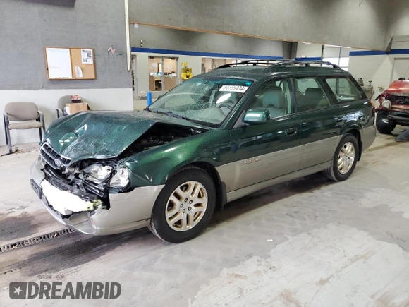 2002 Subaru Legacy Outback Limited with VIN 4S3BH686527655570, listed as a Copart auction lot 84155434 with 210,207 mi miles and Salvage title. Bid and sale history available at DreamBid. Image 1.