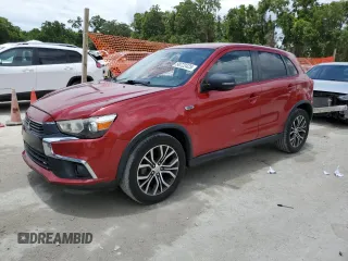 2017 Mitsubishi Outlander SE with VIN JA4AP3AW6HZ066400, listed as a Copart auction lot 58722425 with 147,210 mi miles and Salvage title. Bid and sale history available at DreamBid. Image 1.