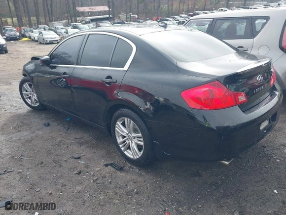 2011 Infiniti G25 Sedan Journey with VIN JN1DV6AP5BM831655, listed as a IAAI auction lot 41781287 with 1 mi miles. Bid and sale history available at carsss.com. Image 3.