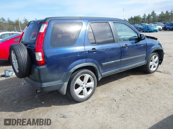 2005 Honda CR-V LX with VIN SHSRD78565U333972, listed as a IAAI auction lot 41894555 with 161,254 mi miles. Bid and sale history available at carsss.com. Image 4.