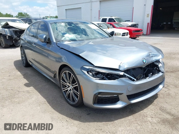 2017 BMW 5 Series 540i with VIN WBAJE5C32HG916462, listed as a IAAI auction lot 42031146 with Not Provided miles and . Bid and sale history available at carsss.com. Image 1.