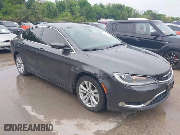 2016 Chrysler 200 Limited with VIN 1C3CCCAB9GN166461, listed as a IAAI auction lot 41967276 with 179,811 mi miles. Bid and sale history available at carsss.com. Image 1.