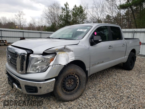 2018 Nissan Titan SV z VIN 1N6AA1E51JN504070, wystawiony jako Copart lot #54471665 z przebiegiem 179 603 mil mil oraz Szkoda całkowita • Salvage title. Historia ofert i sprzedaży dostępna na DreamBid. Obrazek 1.