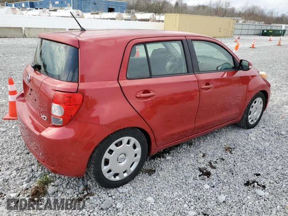 2010 Scion xD with VIN JTKKU4B4XAJ055709, listed as a Copart auction lot 53341115 with 126,047 mi miles and Clean Title. Bid and sale history available at carsss.com. Image 3.