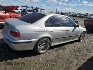 2003 BMW 5 Series 540iA with VIN WBADN63463GS57077, listed as a Copart auction lot 44601325 with 53,826 mi miles and Clean Title. Bid and sale history available at carsss.com. Image 3.