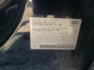 2014 Audi Q5 Premium Plus with VIN WA1LFAFP9EA054480, listed as a Copart auction lot 50327955 with 0 mi miles and Salvage Title. Bid and sale history available at carsss.com. Image 13.