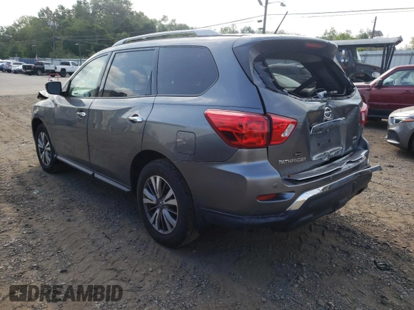 2018 Nissan Pathfinder SV with VIN 5N1DR2MMXJC673857, listed as a Copart auction lot 66169972 with 33,437 mi miles and Salvage title. Bid and sale history available at DreamBid. Image 3.
