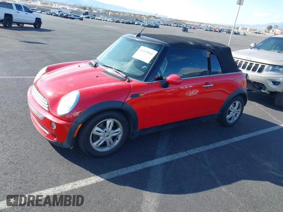 2007 MINI Convertible with VIN WMWRF33527TG17570, listed as a IAAI auction lot 41818884 with 103,447 mi miles and . Bid and sale history available at DreamBid. Image 2.