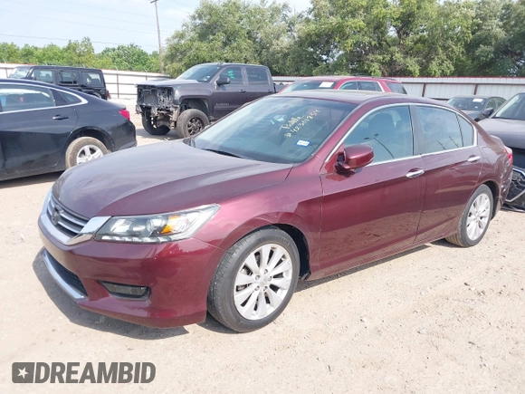 2013 Honda Accord EX z VIN 1HGCR2F73DA029271, wystawiony jako IAAI lot #42301834 z przebiegiem 75 220 mil mil oraz . Historia ofert i sprzedaży dostępna na DreamBid. Obrazek 2.