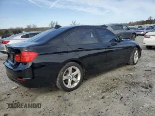2013 BMW 3 Series 320i with VIN WBA3B1C54DK128124, listed as a Copart auction lot 45361195 with 122,984 mi miles and Salvage Title. Bid and sale history available at carsss.com. Image 3.