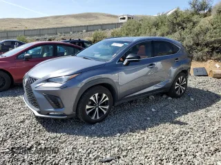 2019 Lexus NX with VIN JTJBARBZ5K2204187, listed as a Copart auction lot 52053175 with 6,458 mi miles and Salvage Title. Bid and sale history available at carsss.com. Image 1.