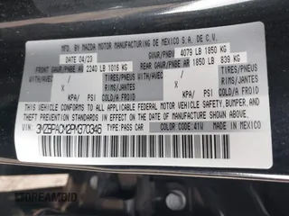 2023 Mazda 3 S Preferred with VIN 3MZBPACM2PM370346, listed as a IAAI auction lot 41835205 with 21,368 mi miles and . Bid and sale history available at DreamBid. Image 9.