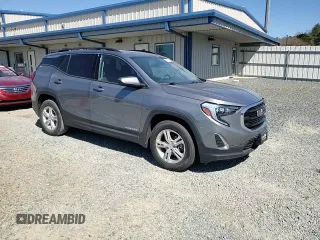 2020 GMC Terrain SLE with VIN 3GKALMEV5LL346726, listed as a Copart auction lot 49585745 with 41,554 mi miles and Salvage Title. Bid and sale history available at DreamBid. Image 12.