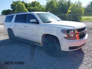 2019 Chevrolet Suburban LT with VIN 1GNSCHKC3KR114568, listed as a IAAI auction lot 42698645 with 185,216 mi miles and . Bid and sale history available at DreamBid. Image 1.