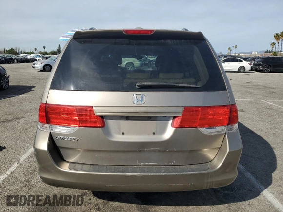 2010 Honda Odyssey EX-L with VIN 5FNRL3H73AB047270, listed as a Copart auction lot 47077425 with 0 mi miles and Salvage Title. Bid and sale history available at carsss.com. Image 6.