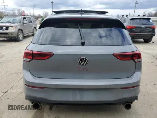 2023 Volkswagen Golf GTI SE with VIN WVW3A7CD1PW214228, listed as a Copart auction lot 49623924 with 0 mi miles and Salvage Title. Bid and sale history available at carsss.com. Image 6.