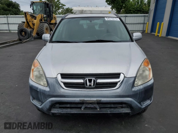 2002 Honda CR-V EX with VIN JHLRD78822C055049, listed as a Copart auction lot 54575515 with 123,664 mi miles and Salvage Title. Bid and sale history available at carsss.com. Image 5.
