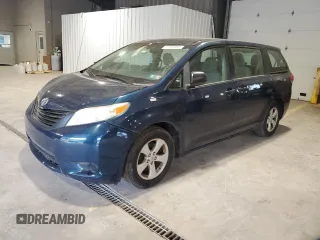 2011 Toyota Sienna z VIN 5TDZK3DC7BS170122, wystawiony jako Copart lot #57705585 z przebiegiem 237 109 mil mil oraz Czysty tytuł • Clean title. Historia ofert i sprzedaży dostępna na DreamBid. Obrazek 1.