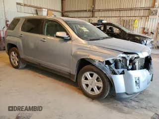 2014 GMC Terrain SLE with VIN 2GKALMEK0E6173792, listed as a Copart auction lot 45666165 with 43,169 mi miles and Salvage Title. Bid and sale history available at DreamBid. Image 4.