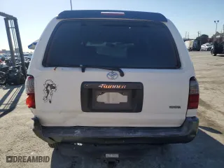 1998 Toyota 4Runner with VIN JT3GM84R6W0034838, listed as a Copart auction lot 89057405 with 307,999 mi miles and Salvage Title. Bid and sale history available at carsss.com. Image 6.
